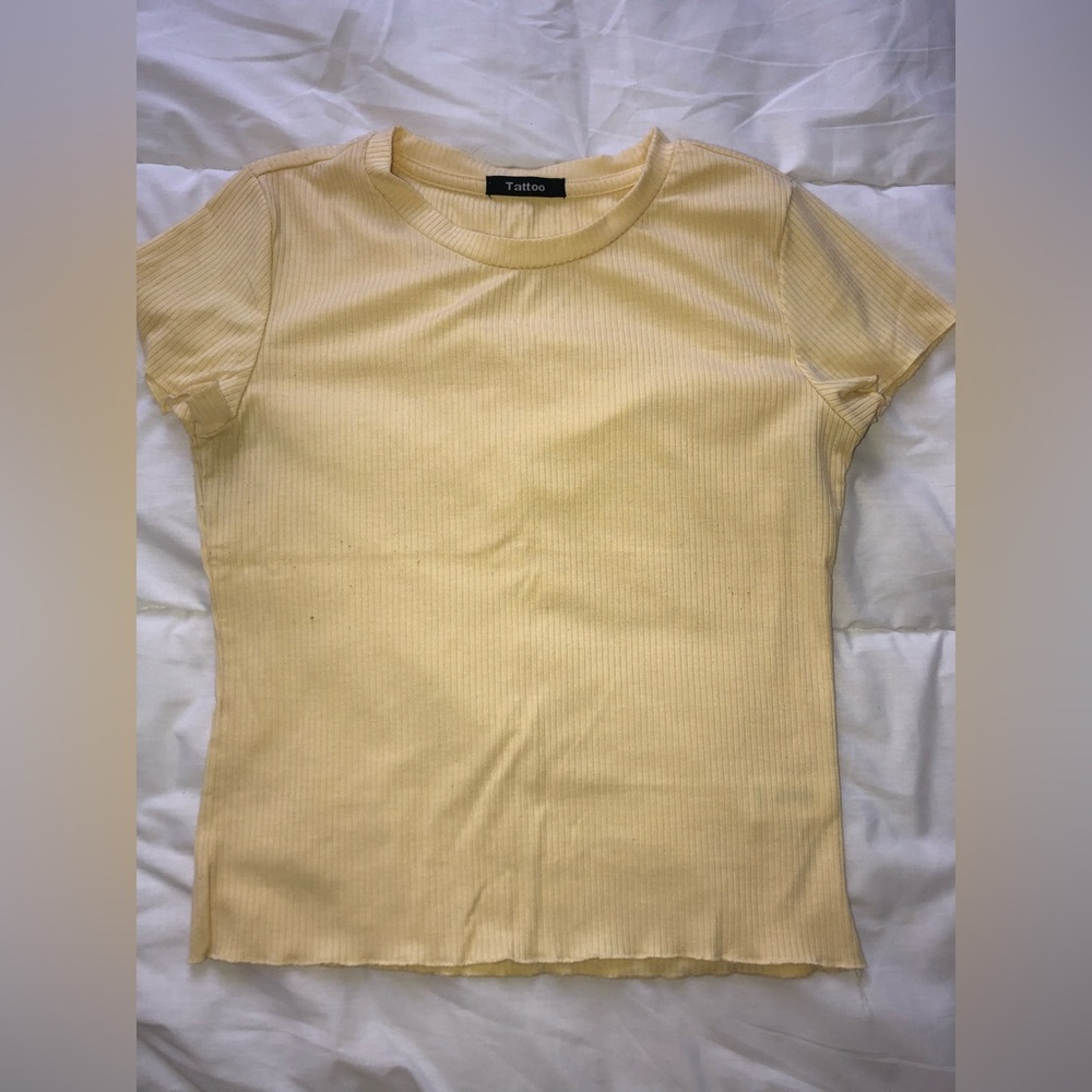 Yellow baby tee